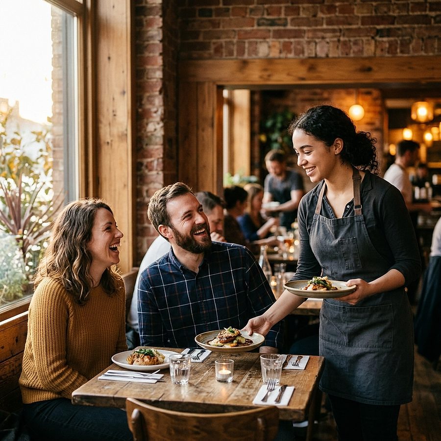 Customer feedback for restaurants & cafés